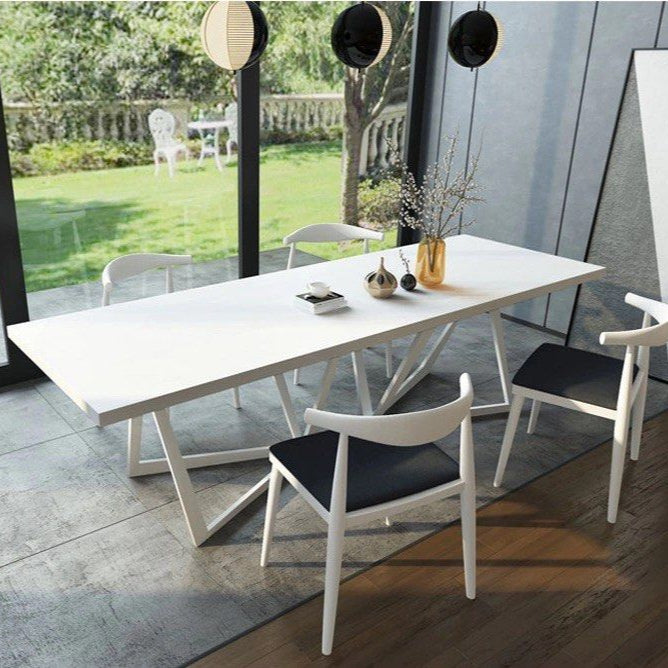AFRIEN Modern Solid Wood Dining Table