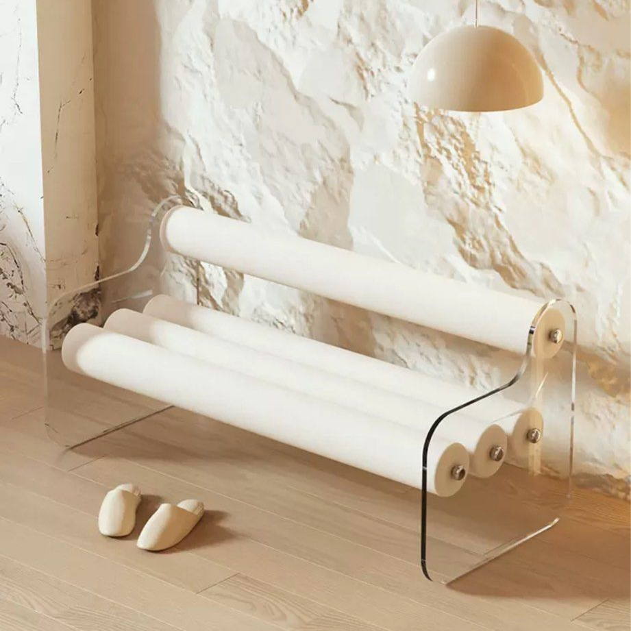 MURRAY Eclectic Acrylic Bench