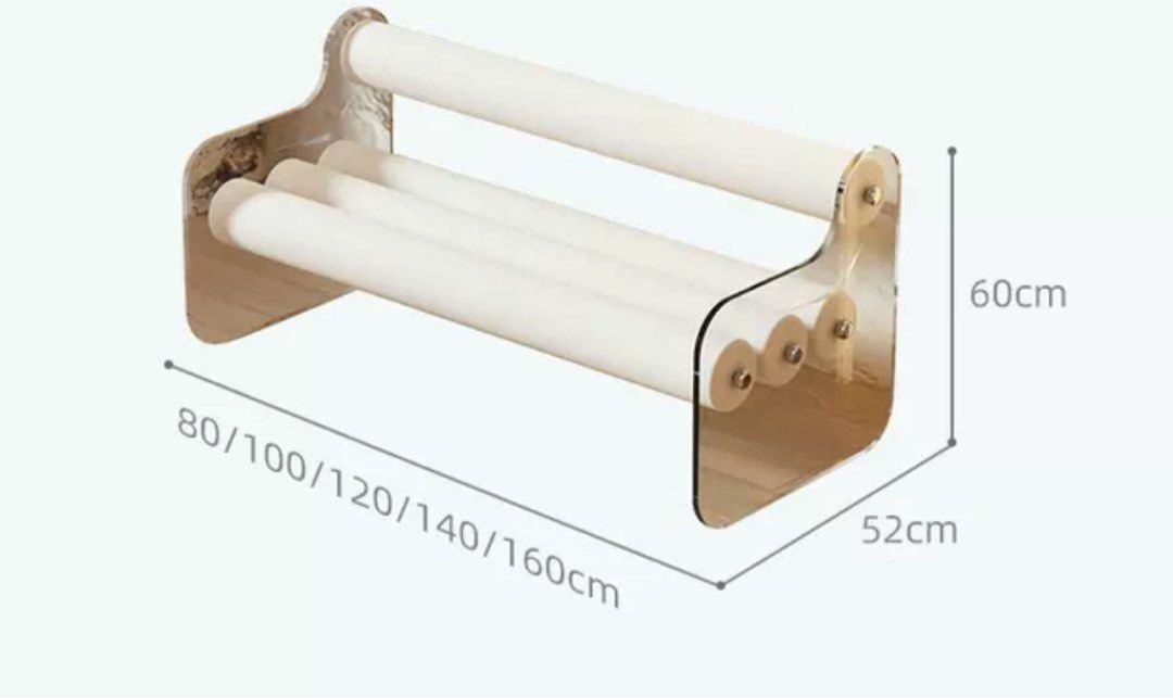 MURRAY Eclectic Acrylic Bench