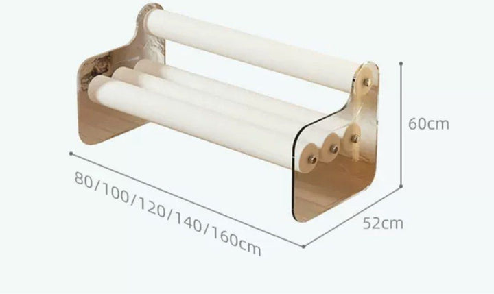 MURRAY Eclectic Acrylic Bench