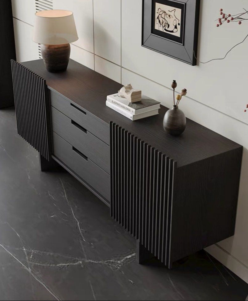 ZELIE Modern Solid Wood Sideboard