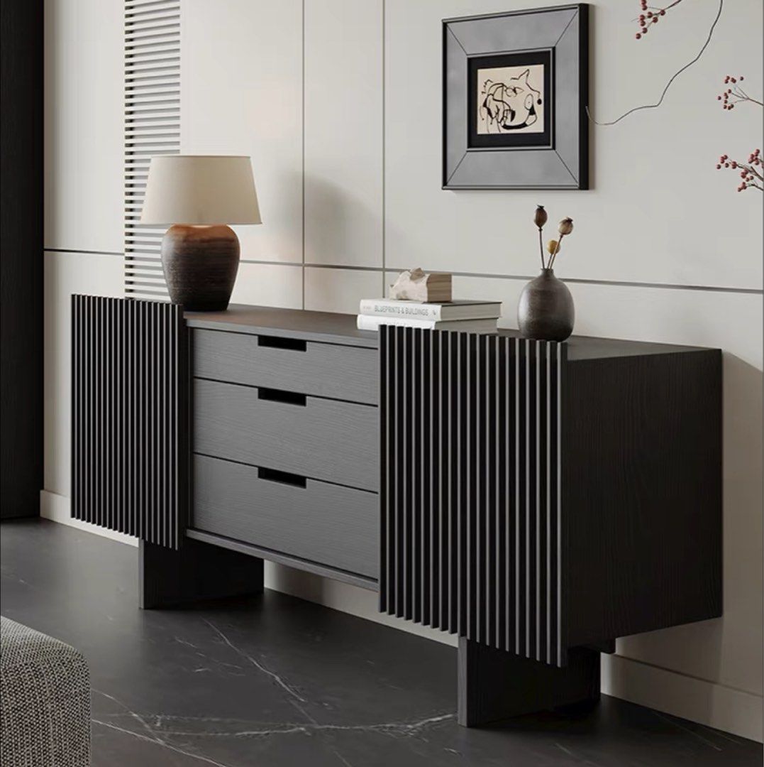 ZELIE Modern Solid Wood Sideboard