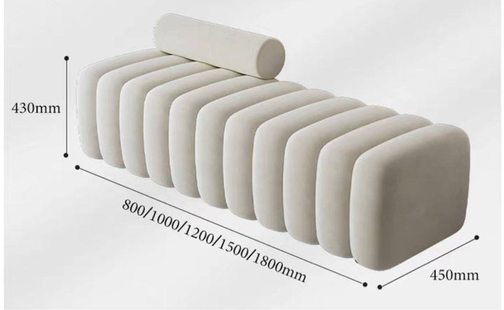 HABEN Modern Velvet Bench