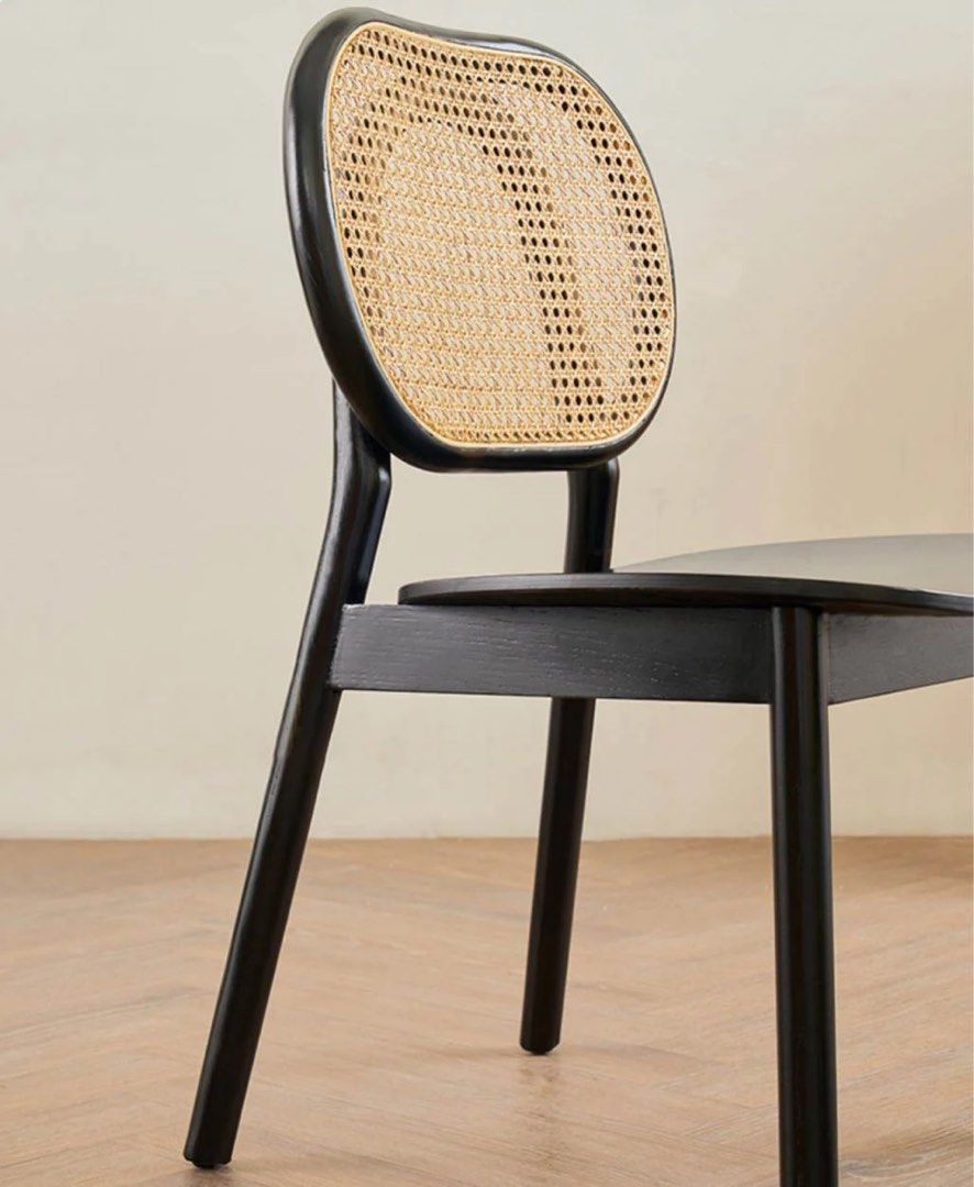 NANTA Rustic Rattan Dining Chair