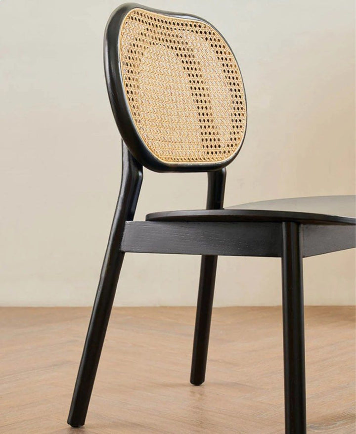 NANTA Rustic Rattan Dining Chair
