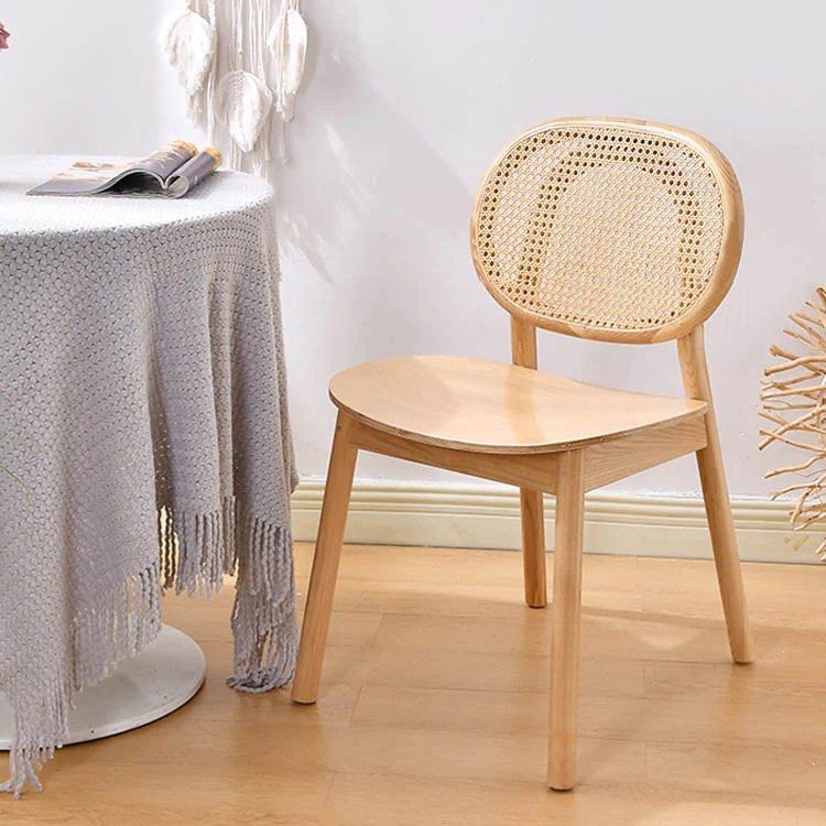 NANTA Rustic Rattan Dining Chair