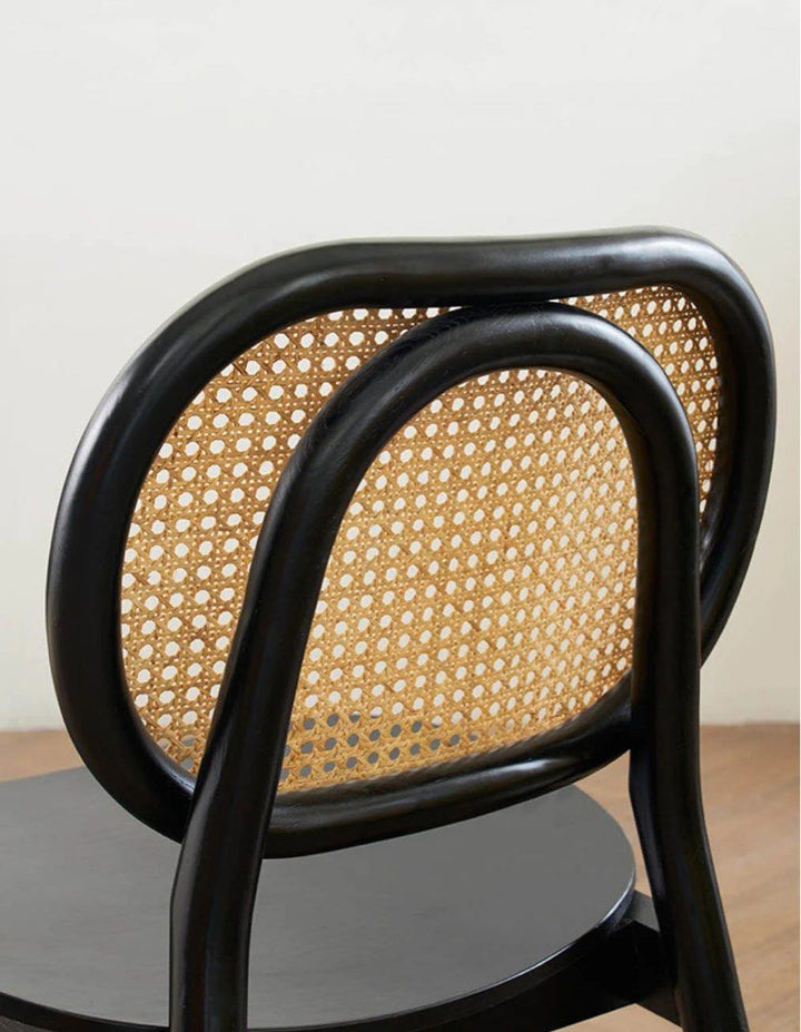 NANTA Rustic Rattan Dining Chair