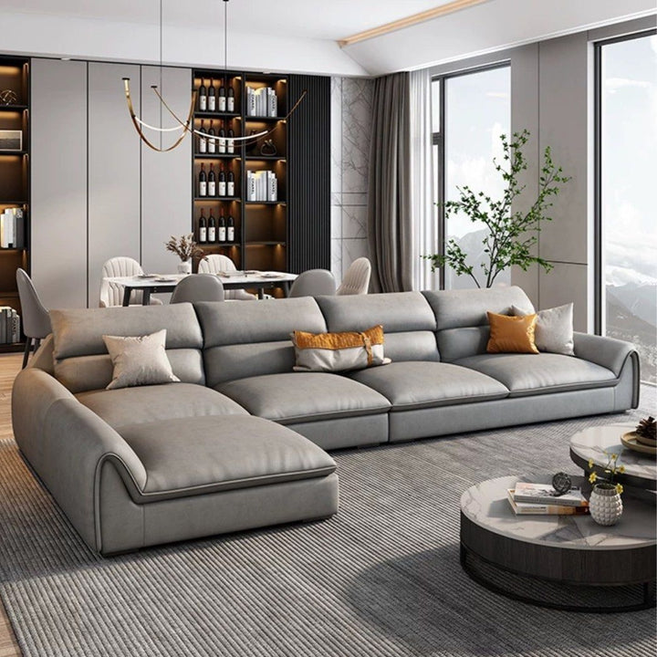 SYLVETA Modern Leathaire Sofa