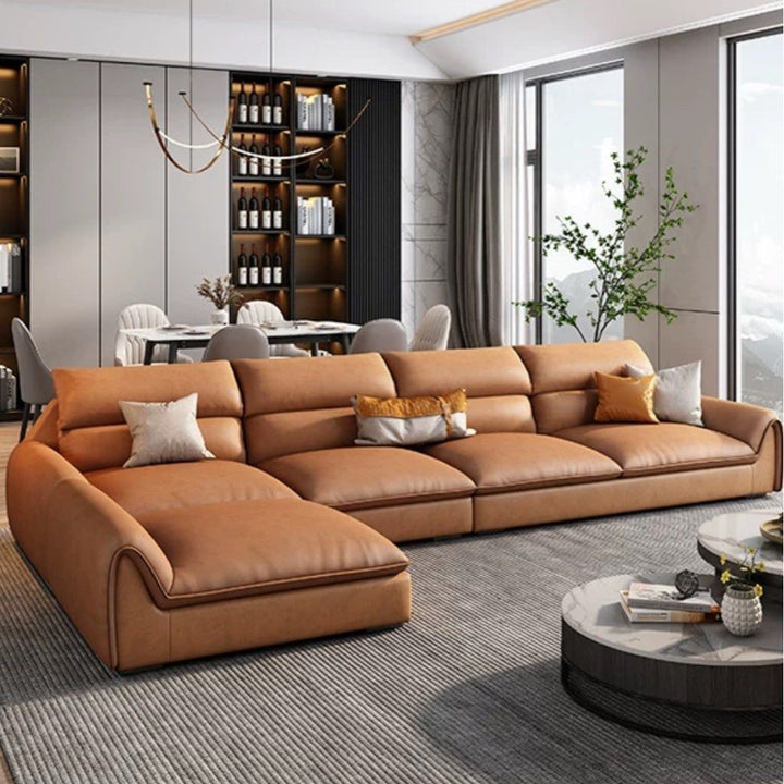 SYLVETA Modern Leathaire Sofa