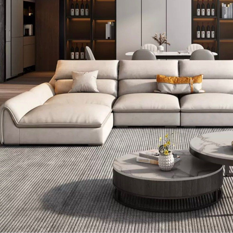 SYLVETA Modern Leathaire Sofa
