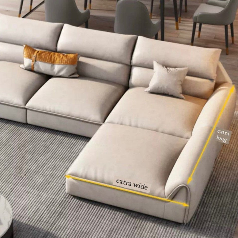 SYLVETA Modern Leathaire Sofa