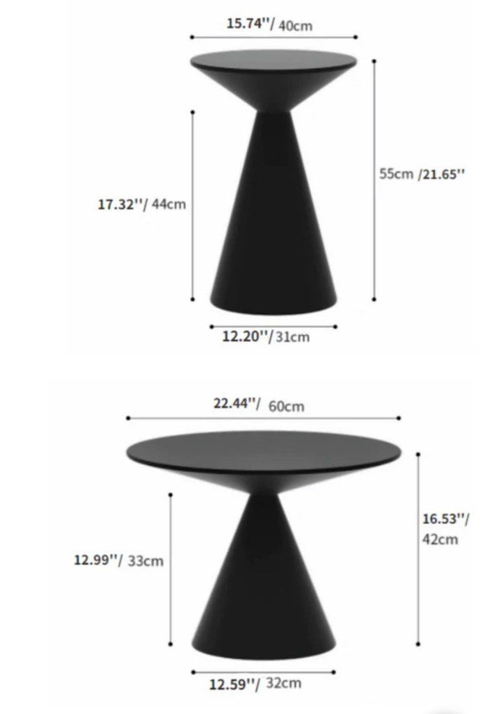 YASSIR Metal End Table (Set of 2)