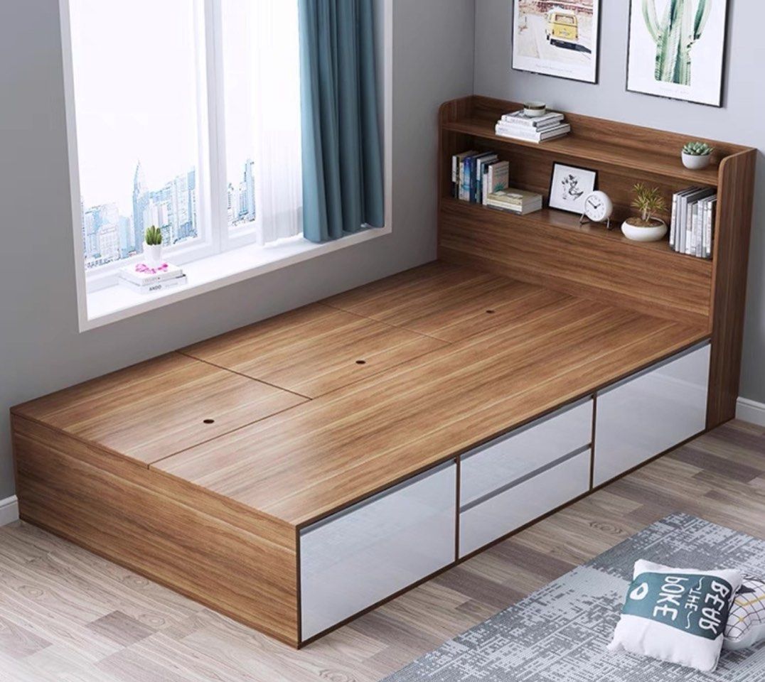 ALLEY Modern Storage Bedframe