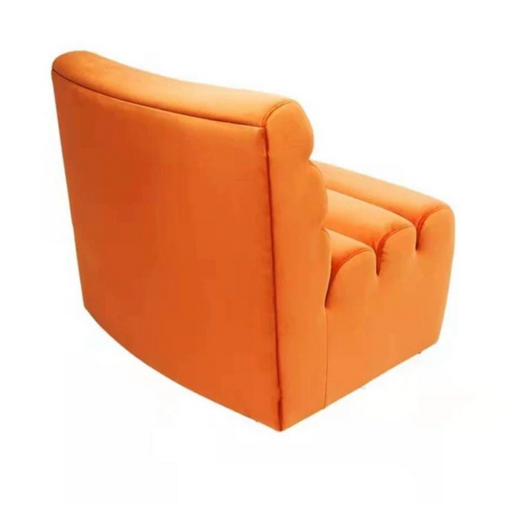 DRAVENOR Modern Velvet Curved Sofa