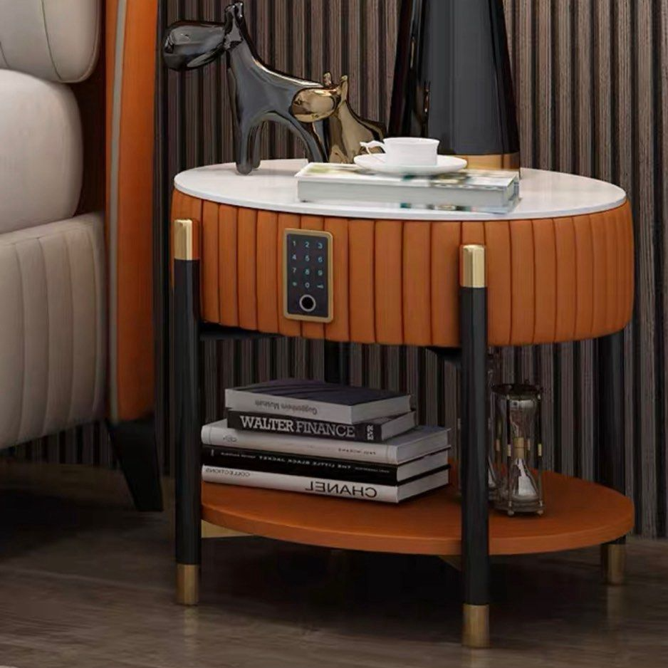 LAMBERT Modern Digital Lock SideTable