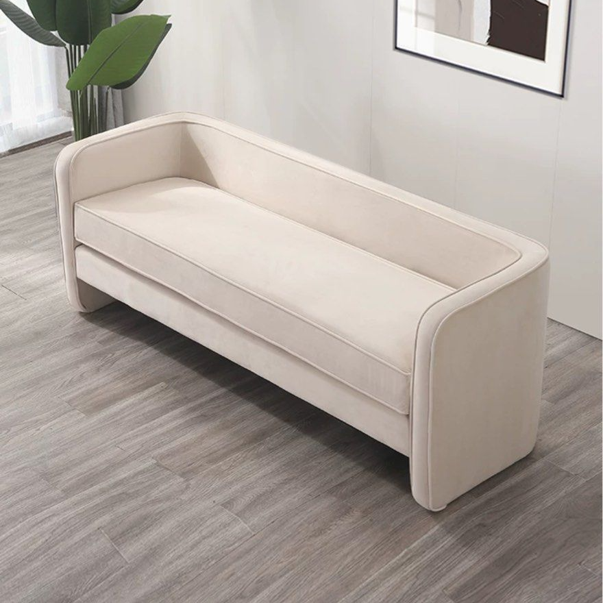 NAOMI Modern Fabric Bench