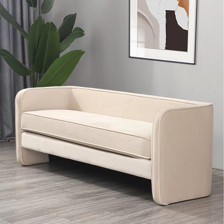 NAOMI Modern Fabric Bench