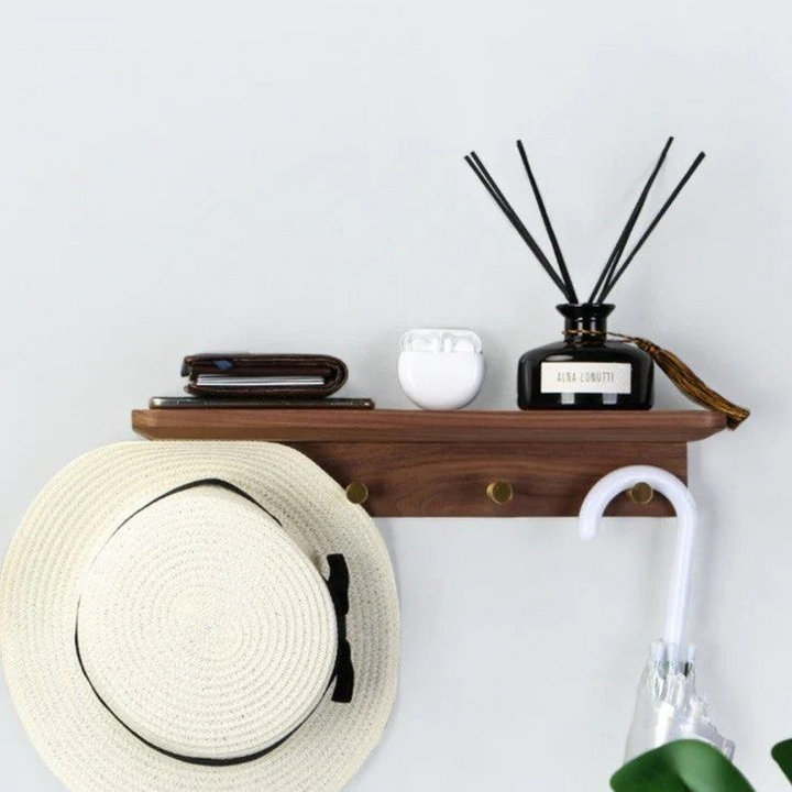 PETRA Solid Wood Hook Rack