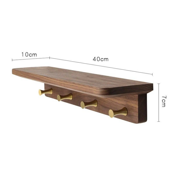PETRA Solid Wood Hook Rack