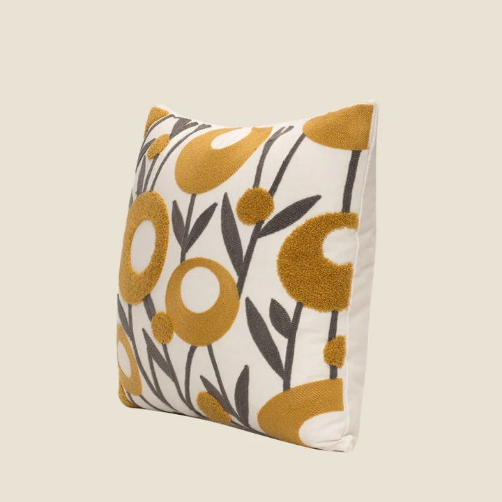 AMBER Flower Throw Pillow
