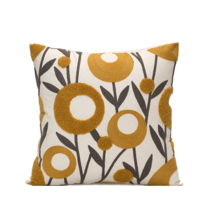 AMBER Flower Throw Pillow