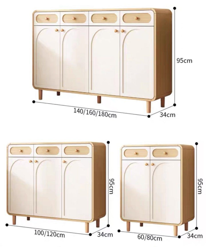 AMEXA Japandi Shoe Cabinet
