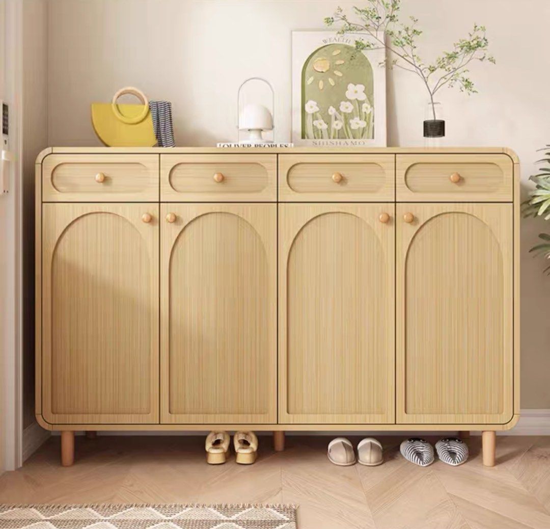 AMEXA Japandi Shoe Cabinet