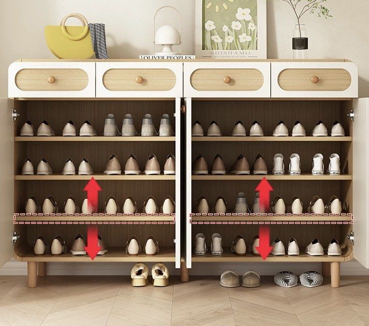 AMEXA Japandi Shoe Cabinet