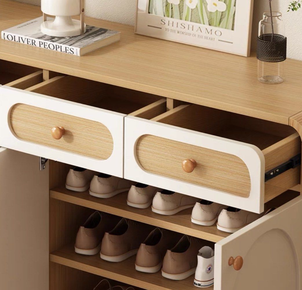 AMEXA Japandi Shoe Cabinet