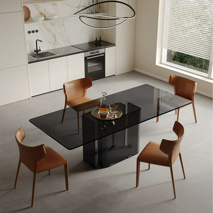 MUNGUIA Modern 3C Glass Dining Table