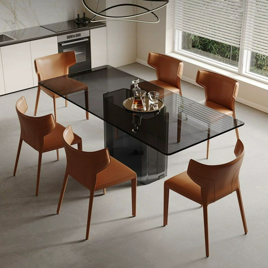 MUNGUIA Modern 3C Glass Dining Table