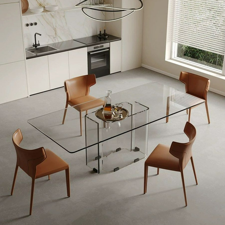MUNGUIA Modern 3C Glass Dining Table