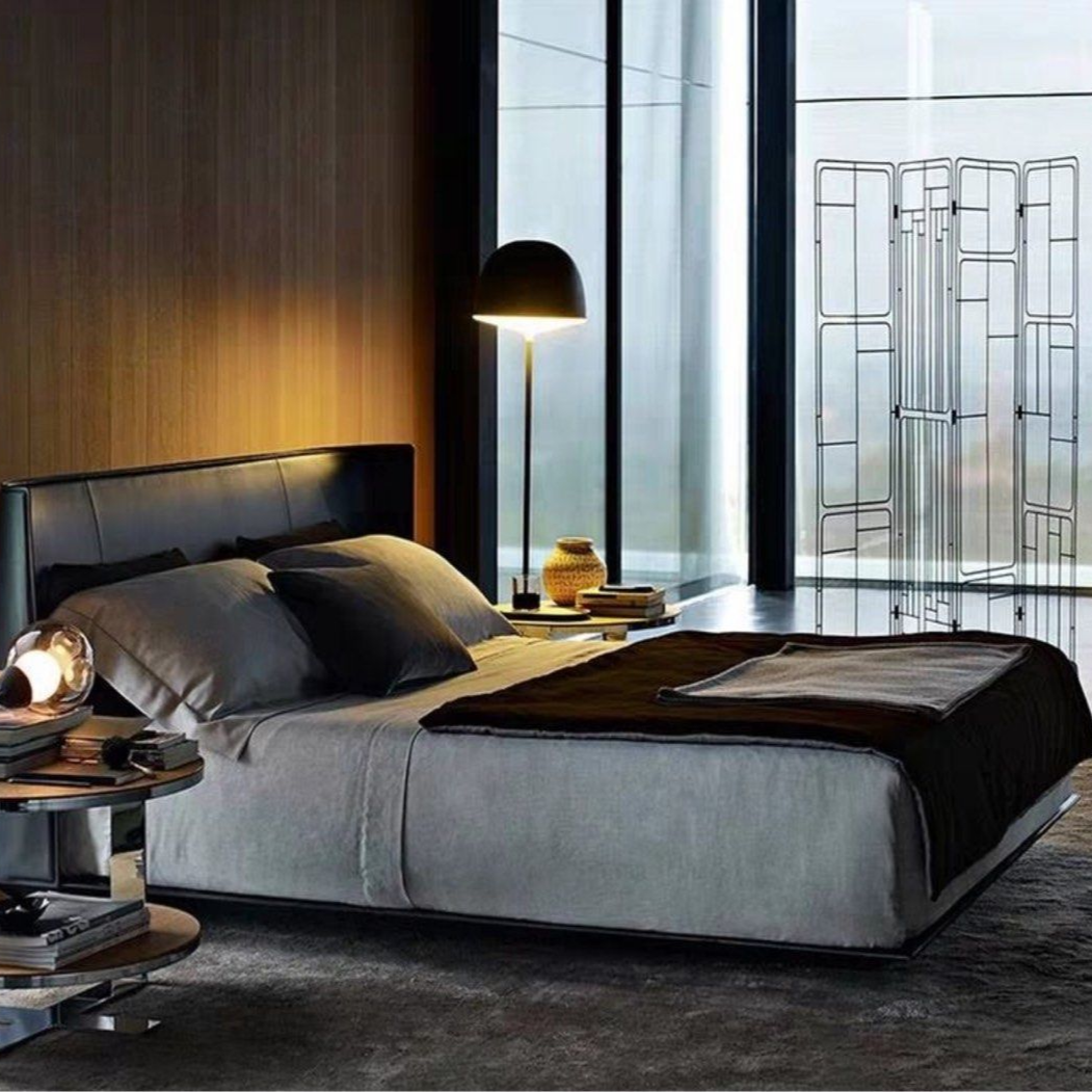 ANAKO Modern Leather Bedframe