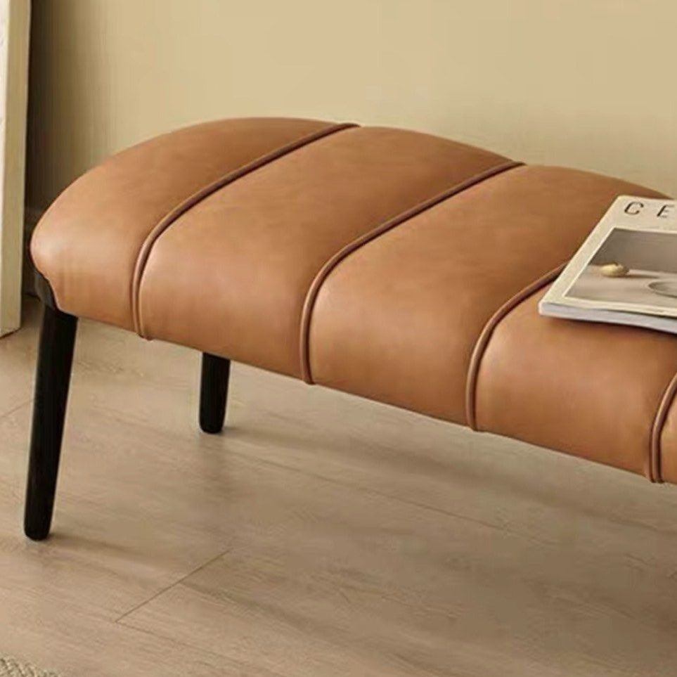 KENNA Modern Leather Bench