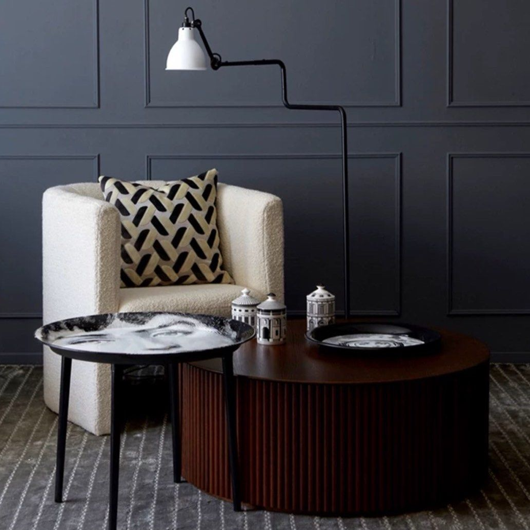 MIGUEL Solid Wood Round Coffee Table