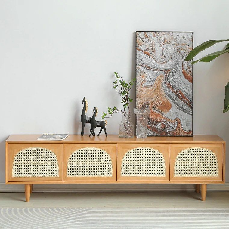 LONN Solid Wood TV Cabinet