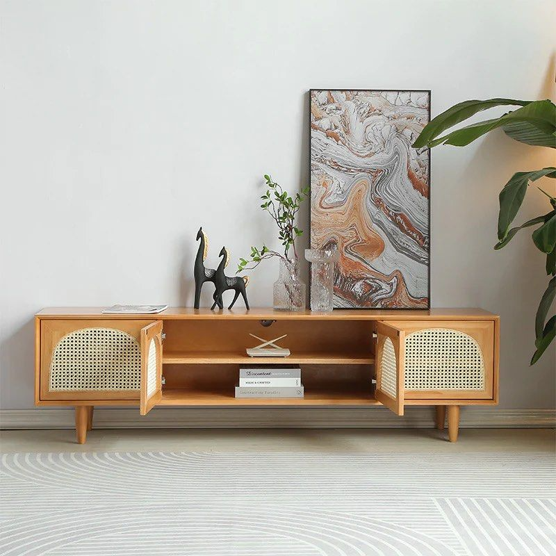 LONN Solid Wood TV Cabinet