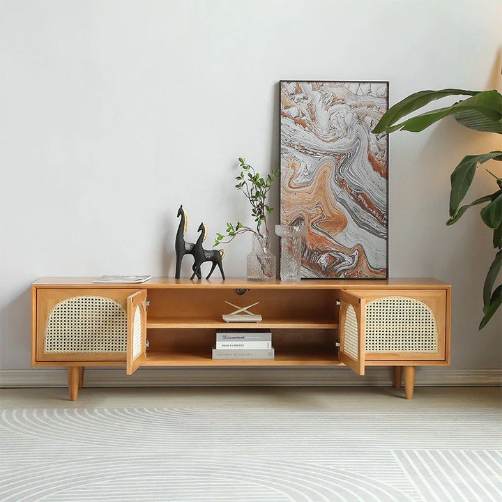 LONN Solid Wood TV Cabinet