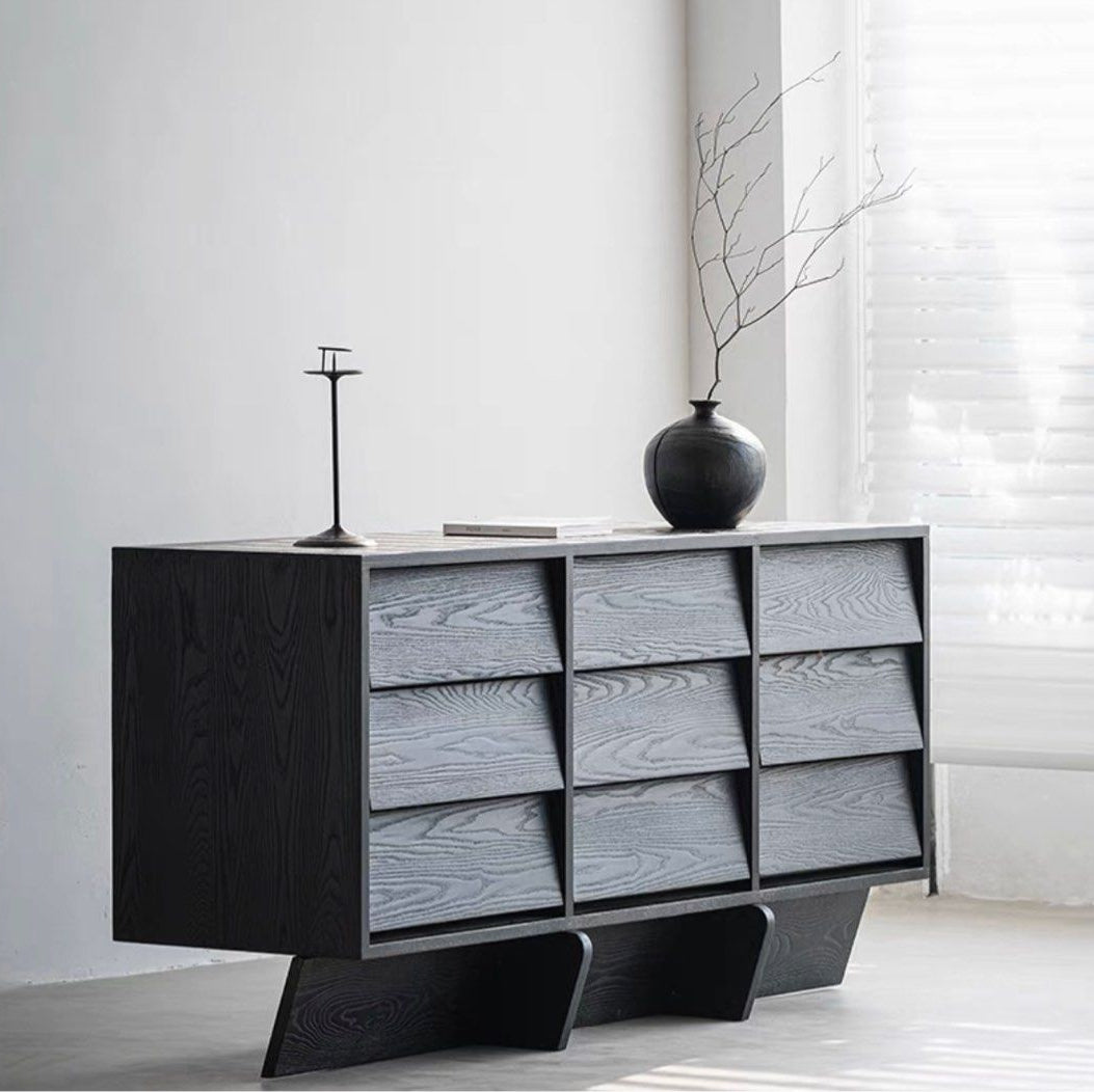 PXIEL Rustic Solid Wood Sideboard
