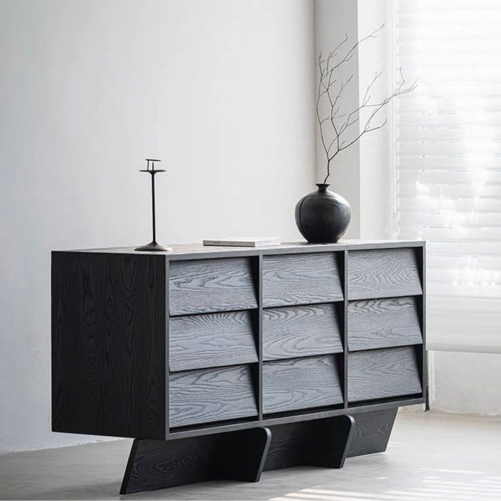 PXIEL Rustic Solid Wood Sideboard