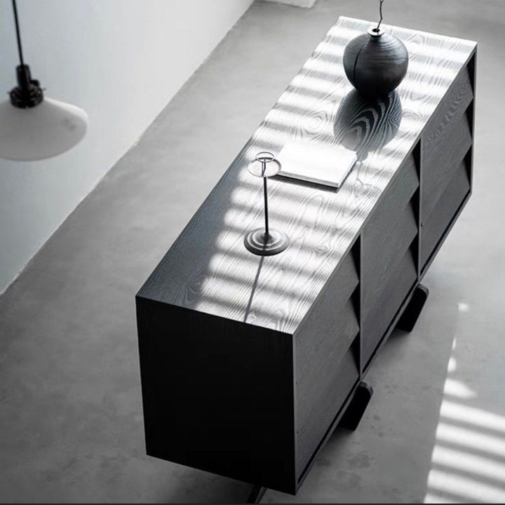 PXIEL Rustic Solid Wood Sideboard