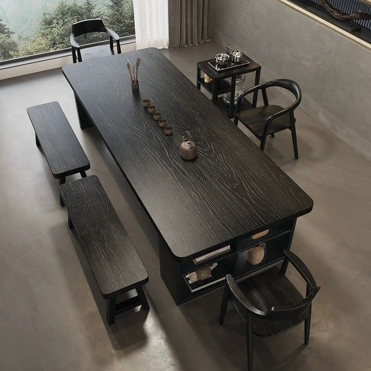 TREVIN Modern Solid Wood Dining Table