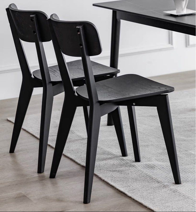 LONNIE Modern Oak Wood Dining Chair