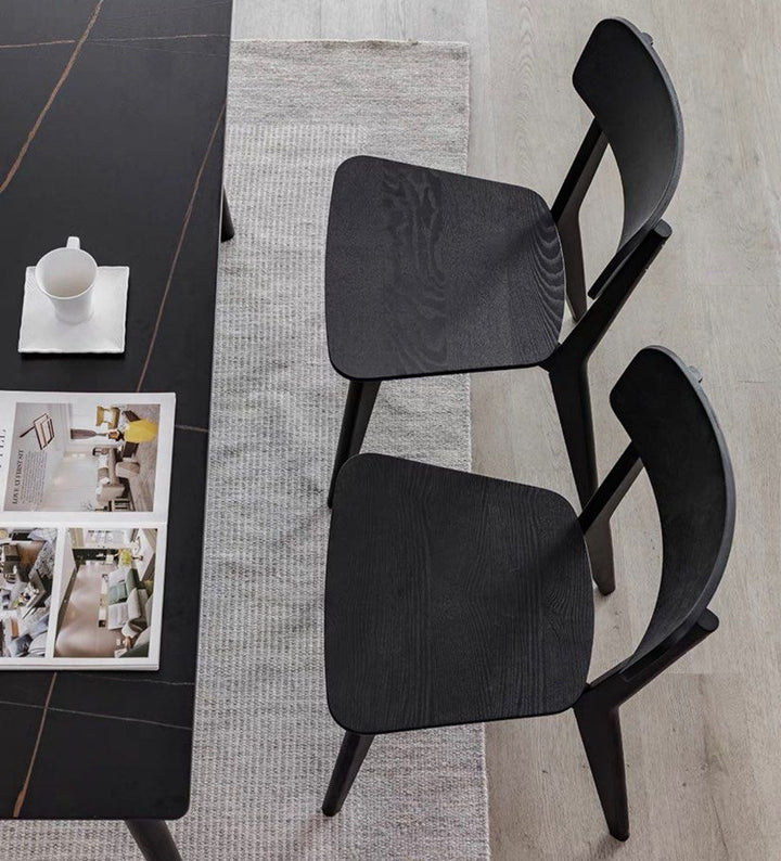 LONNIE Modern Oak Wood Dining Chair