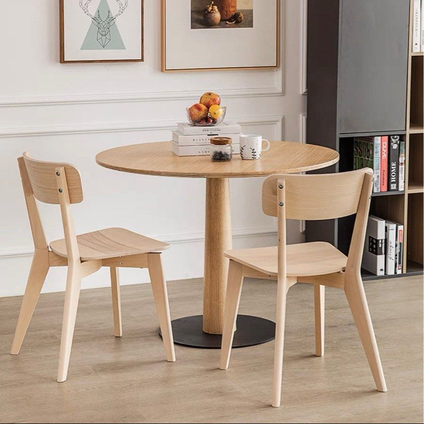 LONNIE Modern Oak Wood Dining Chair