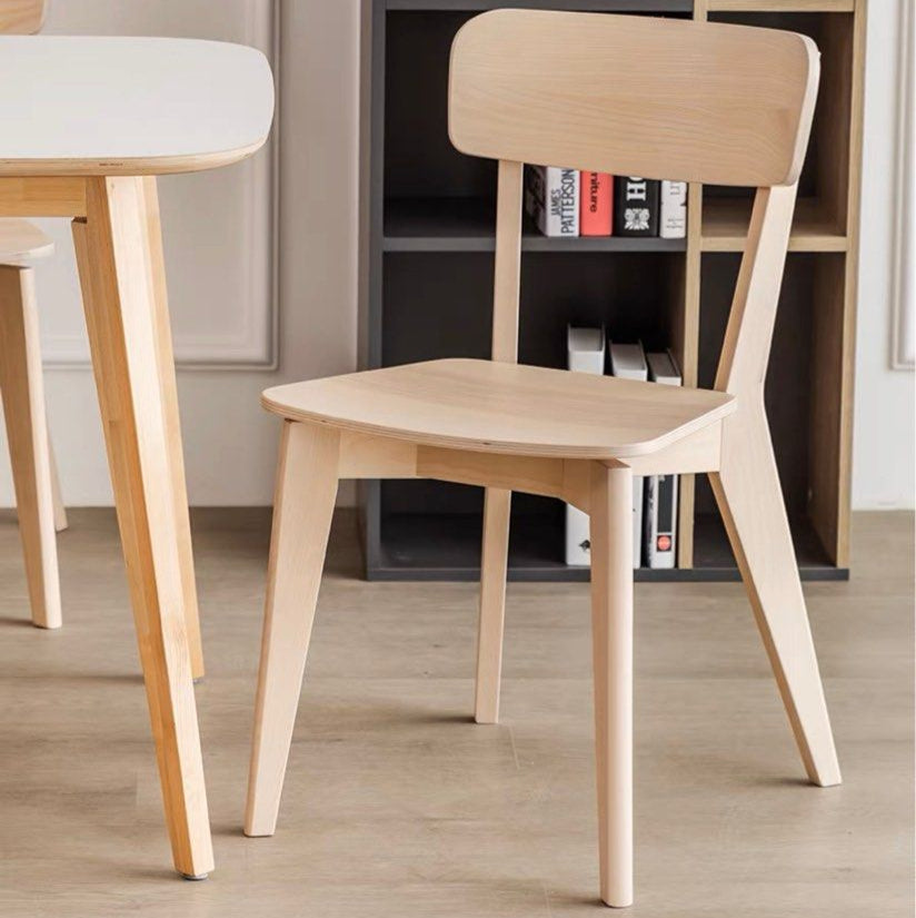 LONNIE Modern Oak Wood Dining Chair