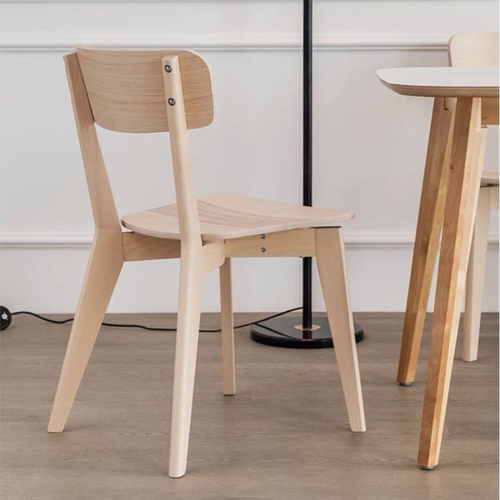 LONNIE Modern Oak Wood Dining Chair