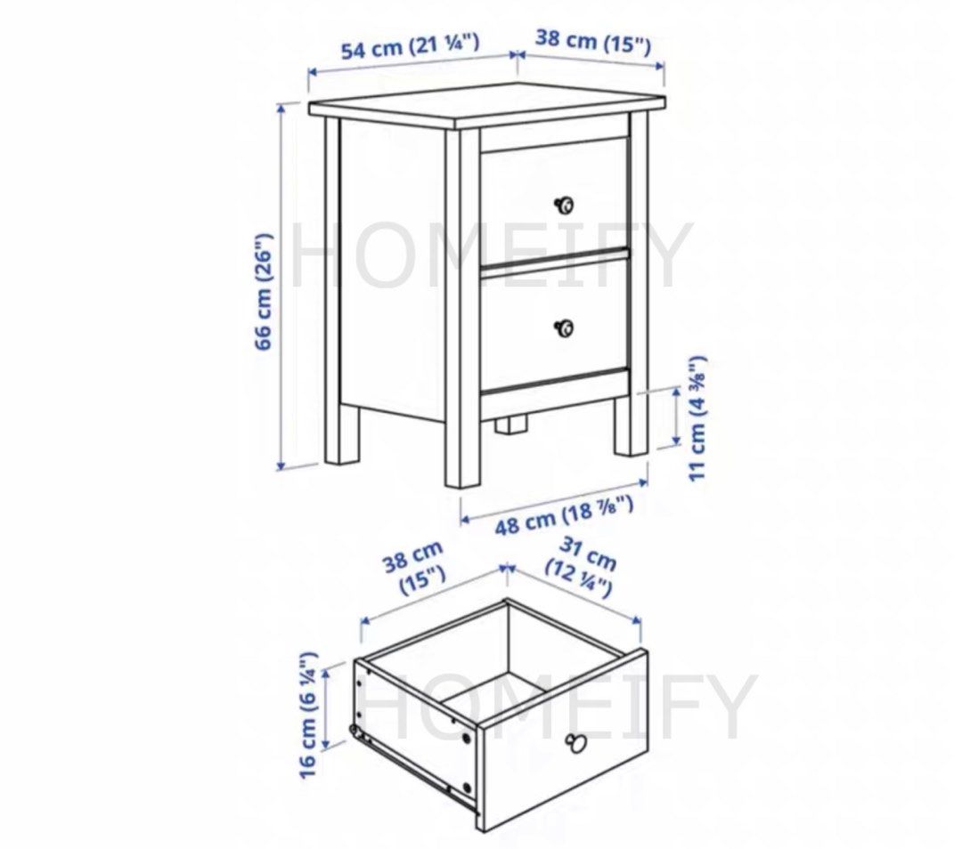 ARGA Modern Bedside Table