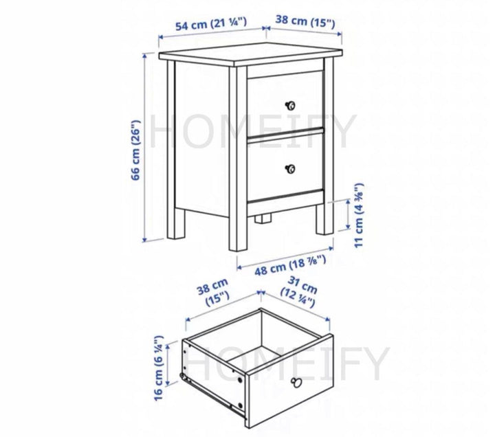 ARGA Modern Bedside Table