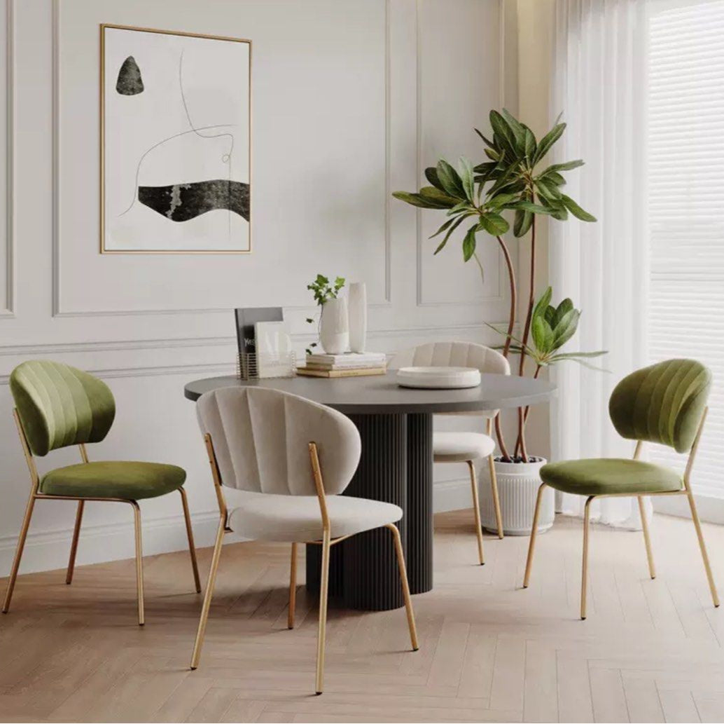NAMOR Modern Velvet Dining Chairs